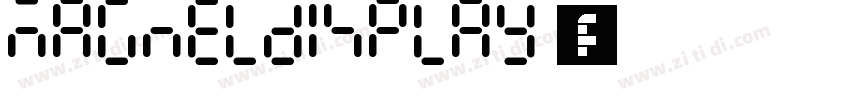 MagnelDisplay 字体下载字体转换